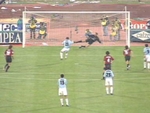 Il vantaggio biancoceleste con Vladimir Jugovic su calcio di rigore
