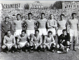 1955/56 - La formazione della I giornata di campionato Padova-Lazio 1-2 del 18 settembre 1955