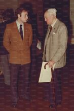 Il Generale con un giovane Antonio Buccioni (Gent. conc. Dott. Antonio Buccioni)