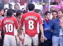Con la maglia del Perugia il 14 maggio 2000