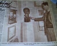 L'allenatore Todeschini in veste di scultore