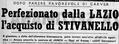 Dal Corriere dello Sport del 22 febbraio 1961