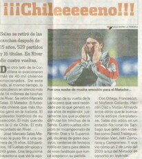 Da "Olé" (Argentina) l'addio di Salas