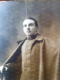 Bruto Seghettini in divisa durante la Grande Guerra