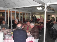 Allo stesso tavolo: Turchetti, Volpi, Gagliardi, Bellisari e Mazza (di spalle)