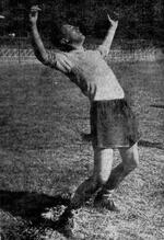 In ritiro nel 1953 a Fiuggi