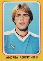 Una figurina di Agostinelli nel Napoli