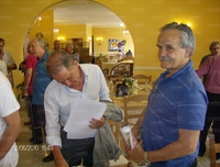 In primo piano Ronda e Sparacca; dietro Vuerich, Regoli, Girardi, Bellisari e Piola