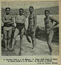 Romeo Tofini (secondo da sinistra)