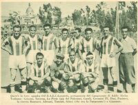 Scalvi attaccante dell'O.P.R.A.R.E. Locatelli, squadra protagonista nel 1938 del Campionato di Addis Abeba