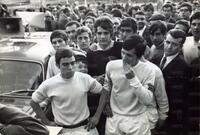 Torneo di Ginevra: Marchionni con Concari, Ferioli, Luciani, Rocchetti, Cozzi, Fragasso e Bertoldo prima della premiazione