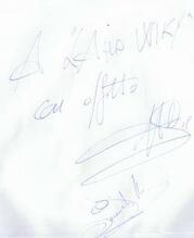 La dedica di Giannichedda e Favalli a LazioWiki