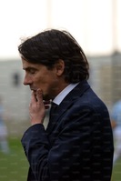 Un'altra immagine dell'allenatore biancoceleste Foto Fraioli