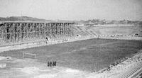 I lavori di sistemazione dello Stadio Nazionale nel 1928. Foto Istituto Luce