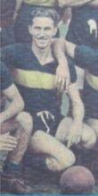 Martegani con la maglia del Boca Juniors
