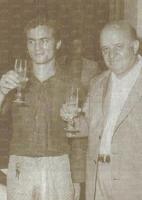 Mazzola insieme al Presidente Lenzini