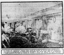 Il Jornal do Sport del 23 febbraio 1950 pubblica una foto con dirigenti e giocatori della Lazio in visita alla tomba di Nininho