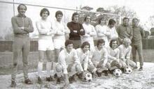 La foto con la Lazio Campione d'Italia 1973-74