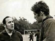 Lorenzo insieme a Giorgio Chinaglia