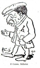 Una caricatura di Fortunato Ballerini