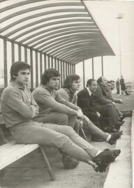 In panchina in occasione di una partita della Primavera