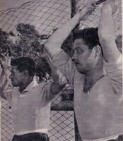 Unzain, a sinistra, con Arce