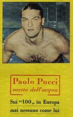Paolo Pucci campione e recordman Europeo nel 1958