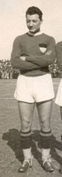 Montanari nel 1947 con la maglia della S.P.A.L.
