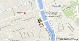 La mappa-web di Google della piazza