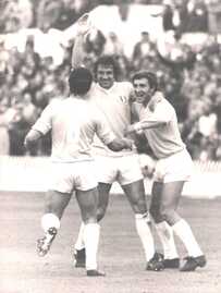 Chinaglia, Nanni e Badiani stagione 1974/75 (partita da individuare)