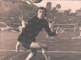 Un'altra immagine dell'autogol di Felice Pulici