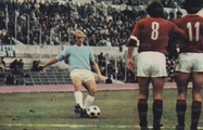 Lazio-Torino 0-0 del 24 dicembre 1972. Re Cecconi batte una punizione dal limite