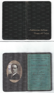 Tesserino di arbitro F.I.G.c