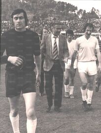 Pulici, Maestrelli, Manservisi e Polentes Stagione 1972/73 (partita casalinga da individuare tra Sampdoria, Milan e Verona)