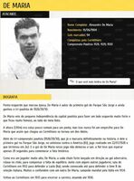 Una scheda su Demaría dal sito brasiliano http://www.meutimao.com.br/