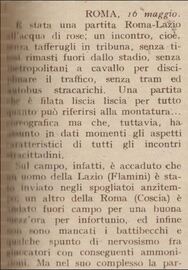 Alcune note sull'incontro