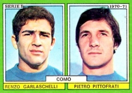 Una figurina Edis 1970/71 nel Como