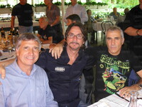 Rezzonico, Mosa e Paris; dietro Anania, Filippini, Marchetti, Concari, Sparacca e Sterbini