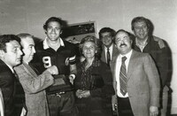 Con la famiglia Maestrelli e alcuni tifosi