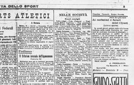 Dalla Gazzetta dello Sport del 22/01/1909 (Gent. conc. Sig. Nick Pascale)