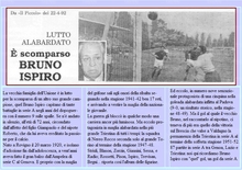 La notizia della morte