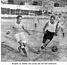 Bisigato in allenamento alla Rondinella nel Ritiro 1932