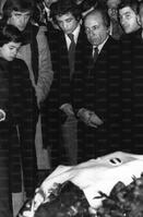 Un momento del funerale