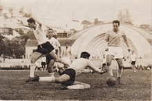 Una fase di gioco di Corintians-Lazio