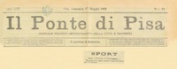 Il Ponte di Pisa - Domenica 17 maggio 1908 (Gent. conc. Sig. Giovanni Pantano)