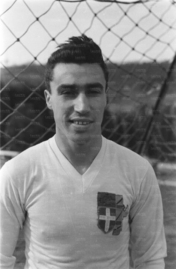 In occasione della convocazione in nazionale del 1942