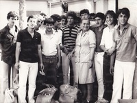 Assieme ad alcuni giocatori