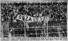 Entusiasmo dei tifosi della Lazio