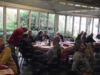 Soro a colloquio con Sulfaro, in primo piano Oddi e Salfa, in secondo piano Tomy, pagni e il dott. Alicicco