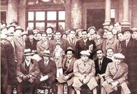 Una foto tratta dal libro "Da Palestra a Cruzeiro - Uma Trajetoria de glorias" con Juan, Octavio e Leonisio Fantoni